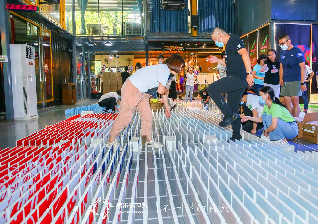 包容協(xié)作-達(dá)能CBS部門多米諾團(tuán)隊活動